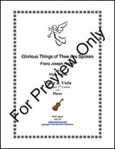 Glorious Things of Thee Are Spoken P.O.D. cover